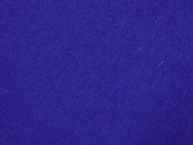 Blauwe paneelstoffen wolvilt kl 60 dikte 1-2-3-5-10 mm 
