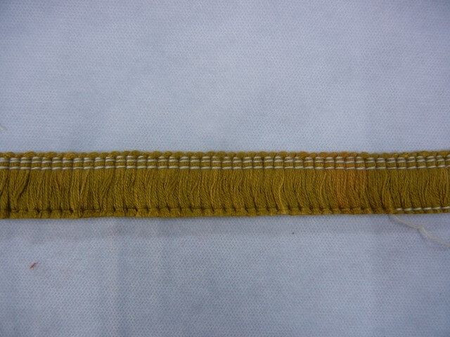 Fournituren Instikmarabout goud groen 2.5 cm hoog